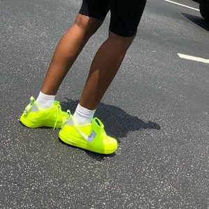 Lime Green Air Force 1s & Oversized Tee